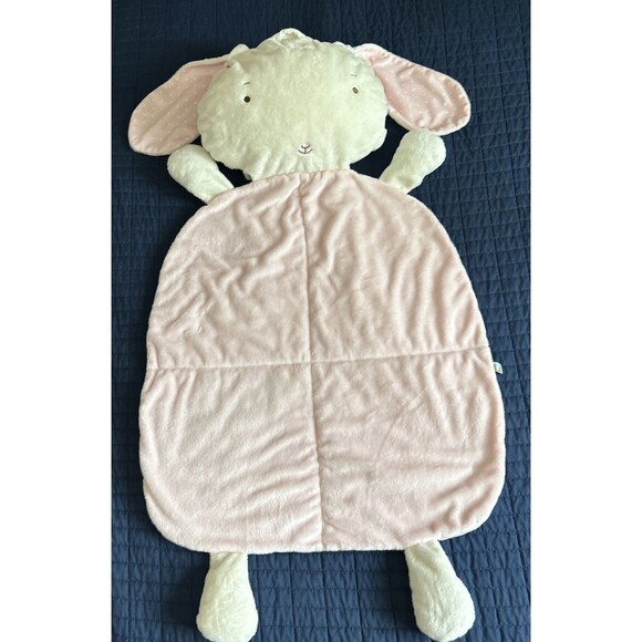 Bunnies By The Bay Bunny Pillow Playmat Pink Rabbit Plush MAT ONLY - Picture 1 of 5